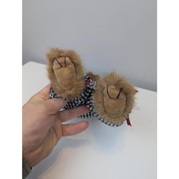 Boyds Bears Plush Bear with Floral Embroidered Dress and Red Bow - Picture 6 of 8